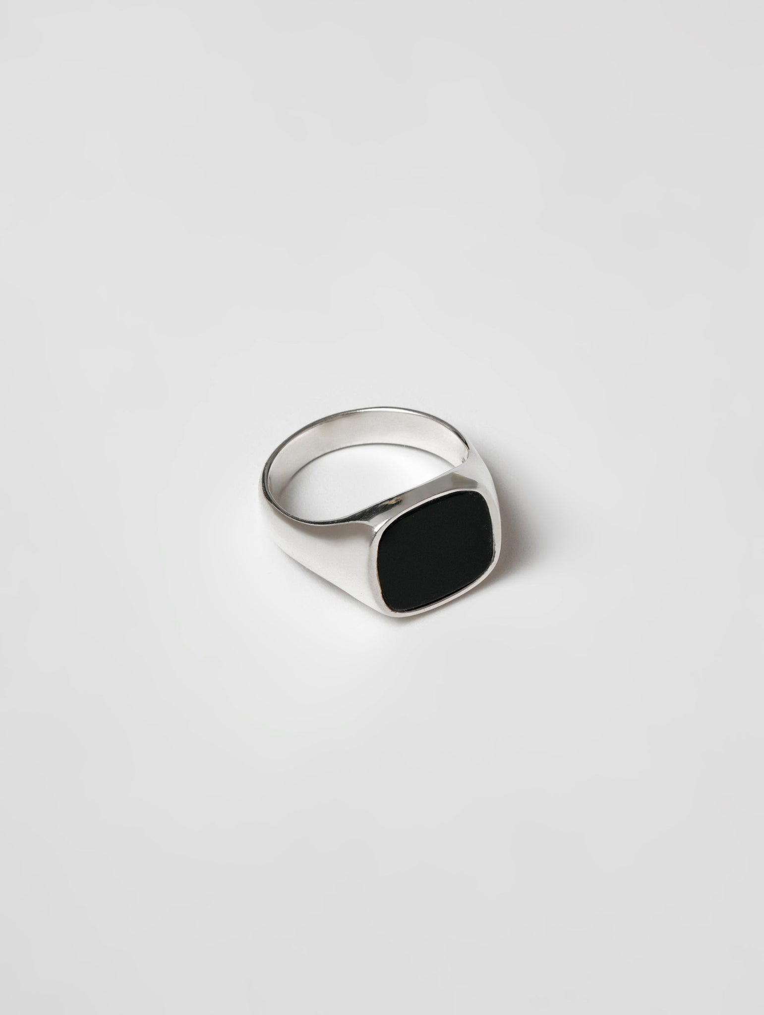 Jules Ring in Onyx + Sterling Silver
