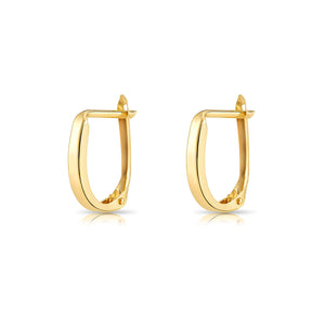 14K Yellow Gold Hoops - 12mm