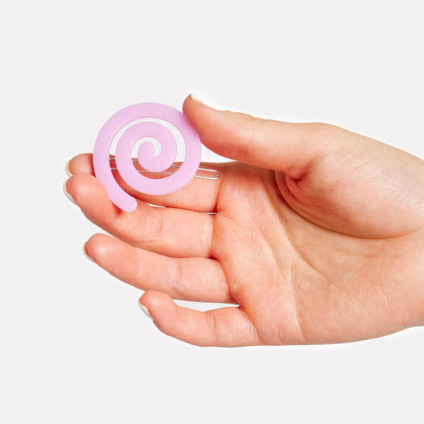 Spiral Clip - Lilac