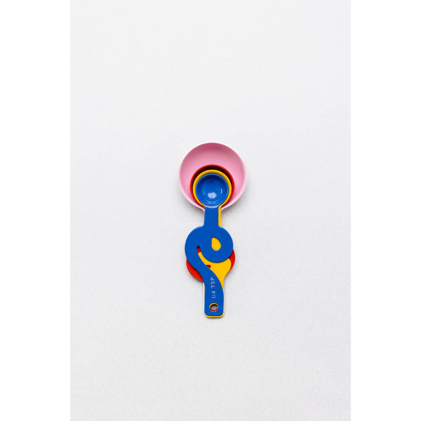 Colorblock Measuring Spoon Set of 4