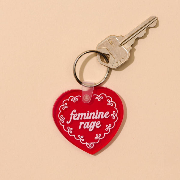 Feminine Rage Keychain