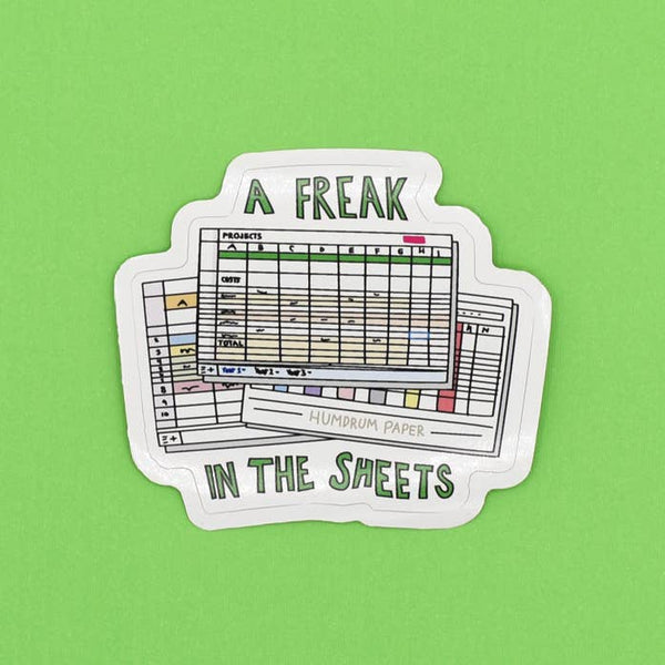 Freak in the Sheets - Excel Sticker