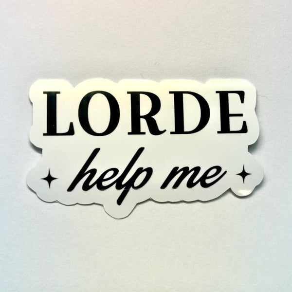 Lorde Help Me Sticker