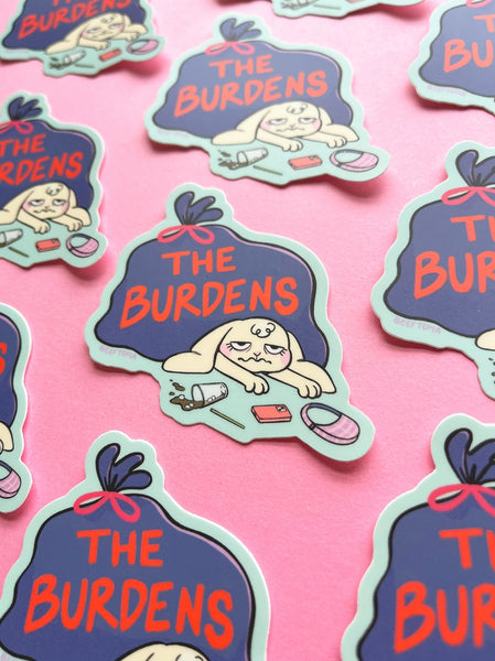 The Burdens Bunny Vinyl Sticker