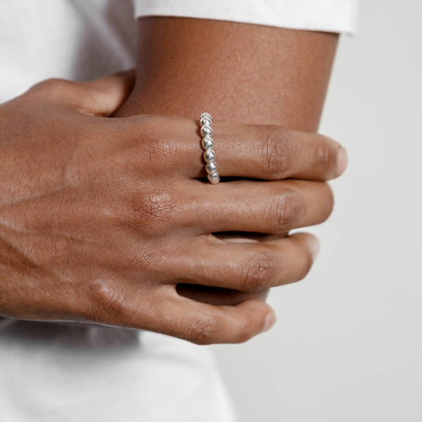 Ball Ring in Sterling Silver