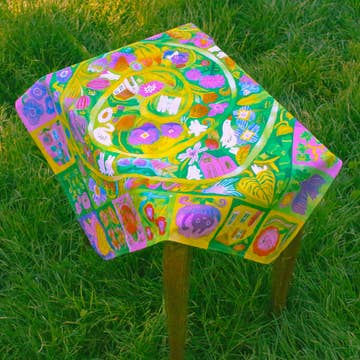 'Meet Me in the Garden' Multi-Use Cloth