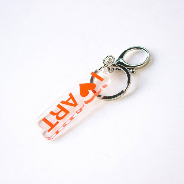 I <3 Art Acrylic Keychain