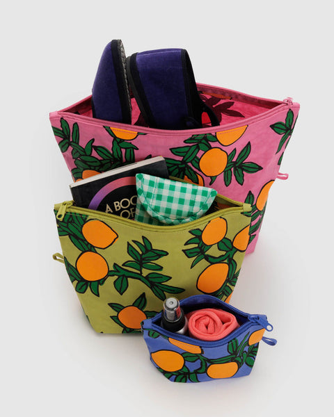 Go Pouch Set - Orange Trees