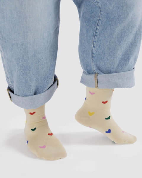 Crew Socks - Hearts