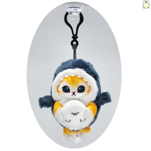 Mofusand Shark Costume Keychain