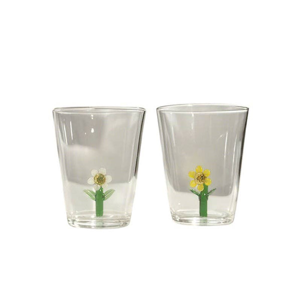 Sunflower Glass Cup