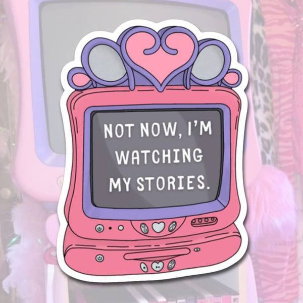 Watching My Stories Sticker