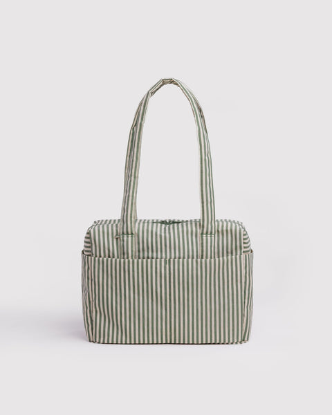 Everyday Cloud Bag - Sage Stripe