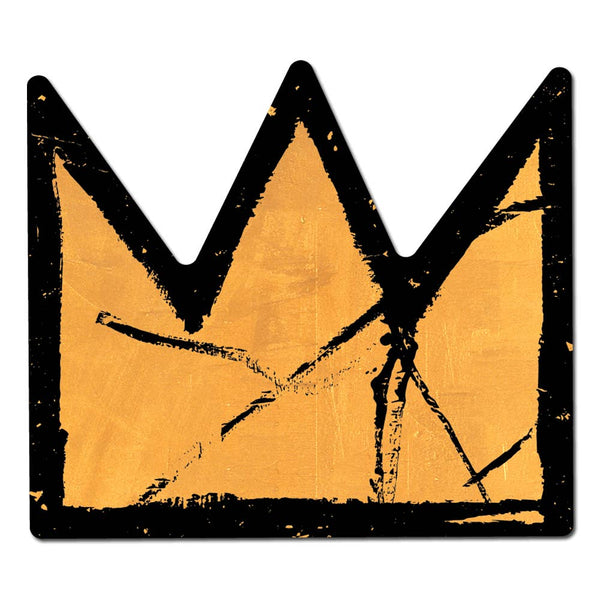 Gold Crown By Basquiat Sticker