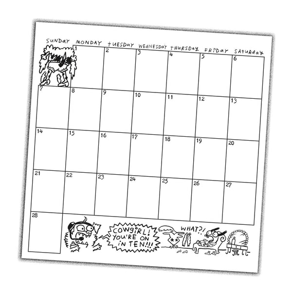 2027 Cowgirl Calendar
