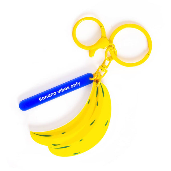 Acrylic Banana Keychain