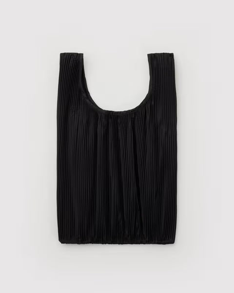 Pleated Baggu - Black