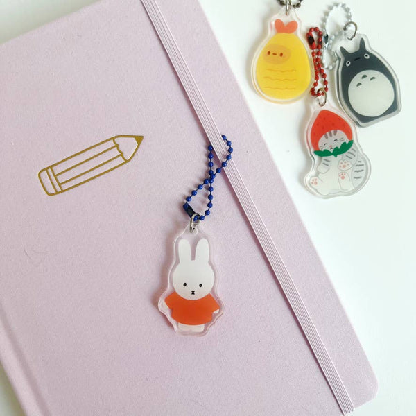 Bag + Journal Charm - Little Bunny