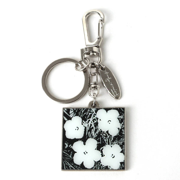 Warhol Metal Flowers Keyclip