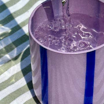 Atina Striped Tumbler - Lilac