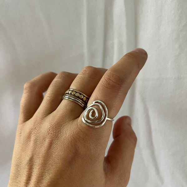 Embrace Ring in Sterling Silver