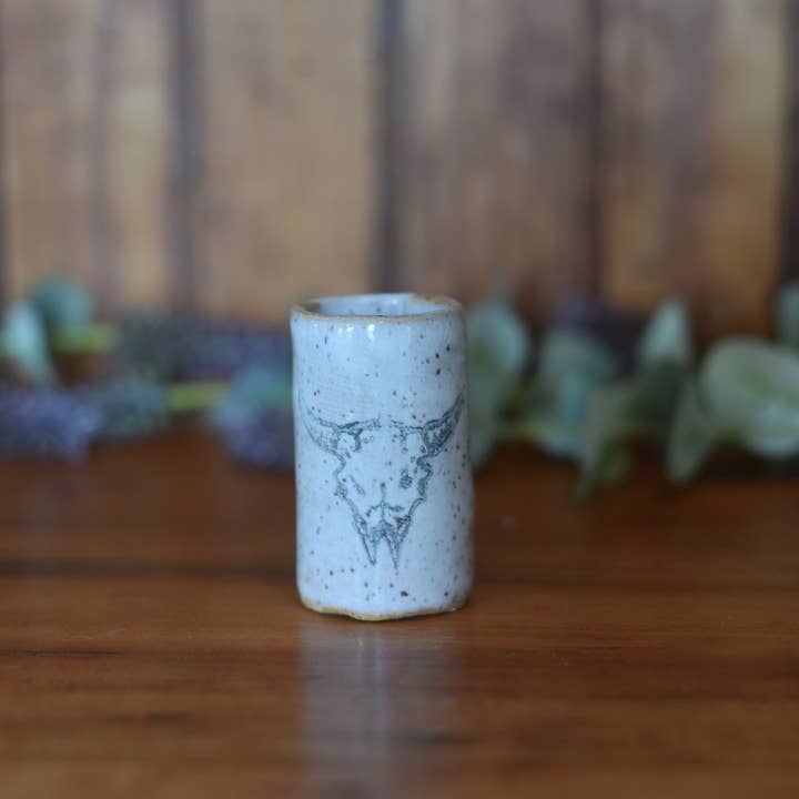 Tiny Tumbler - Cattle Skull