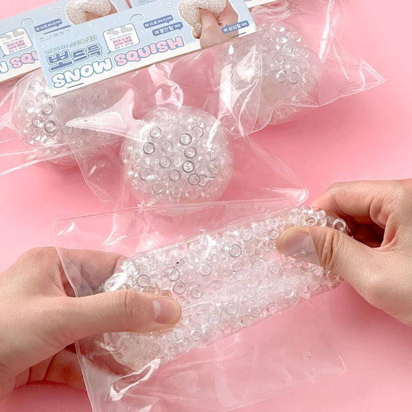 Snow Clear Jelly Bead Squishy Ball