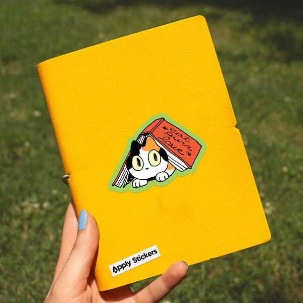 Eat Purr Love Sticker