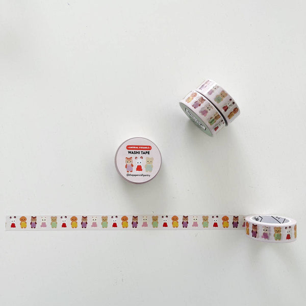 Animal Friends Washi Tape