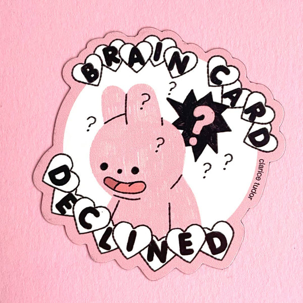 Brain Card Declined Magnet