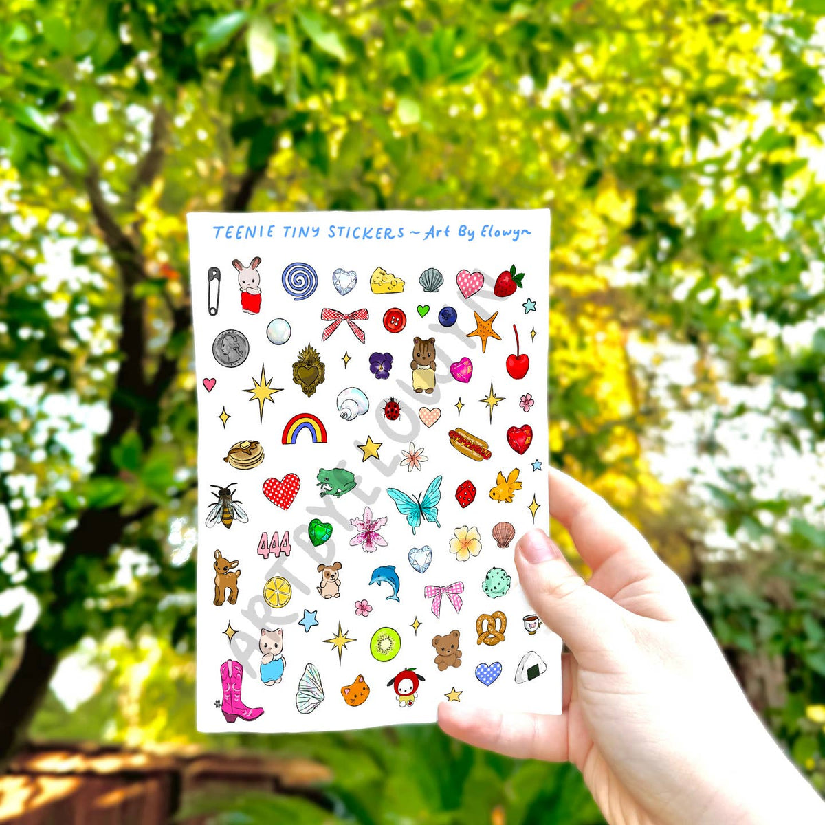 Teenie Tiny Stickers Sheet – All The Feels