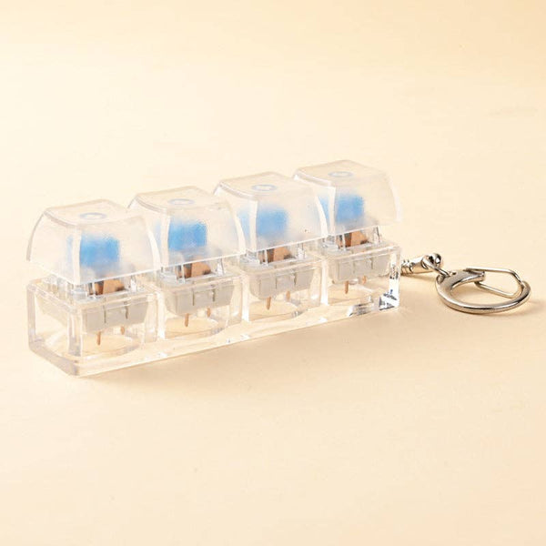 Button Keycaps Keychain