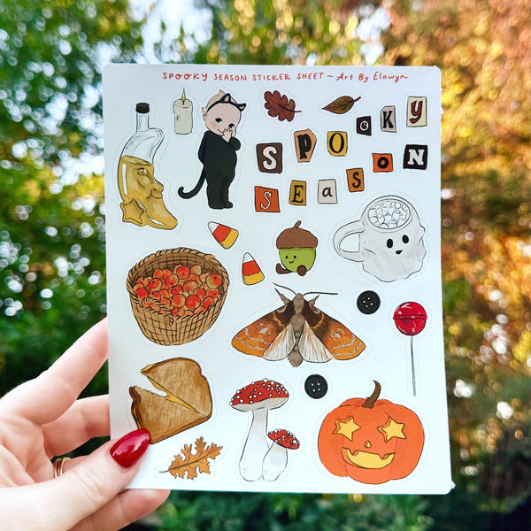 Spooky Season Sticker Sheet