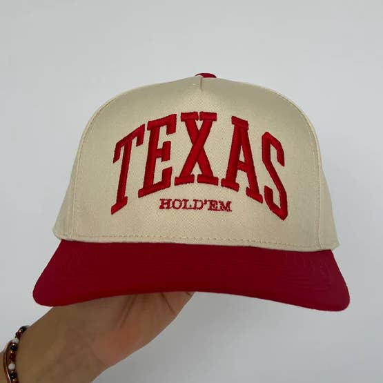 Texas Hold'em Two-Toned Structured Cap