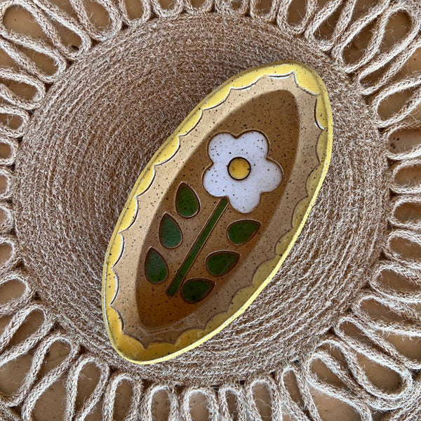 Happy Daisy Oval Dish