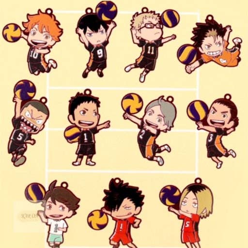 Haikyuu!! Character Magnet Random Keyring Vol. 2
