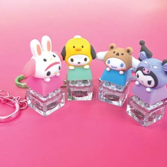 Sanrio Light-Up Figure Keycap Keyring