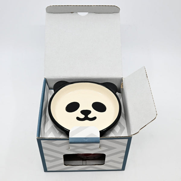 Panda Coffee Mug with Saucer Lid