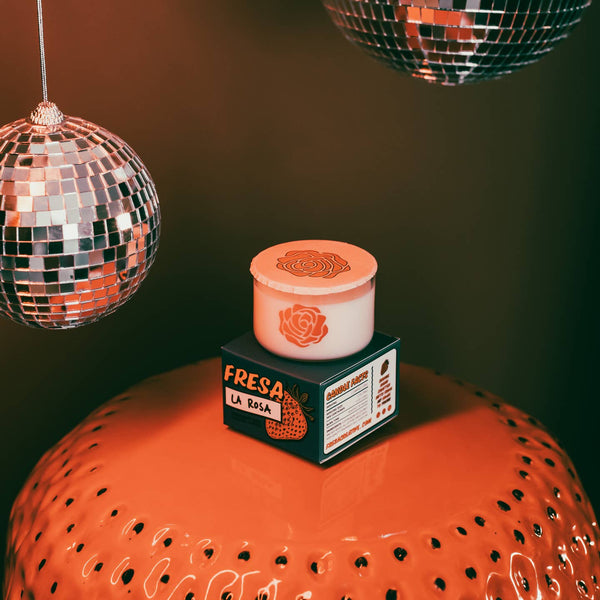 La Rosa Candle