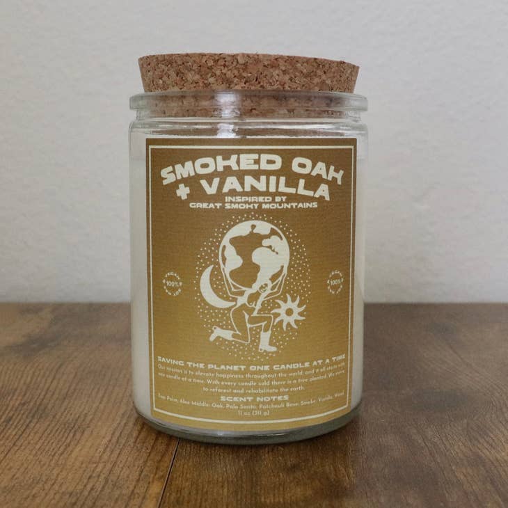 Smoked Oak + Vanilla - 11 oz Candle
