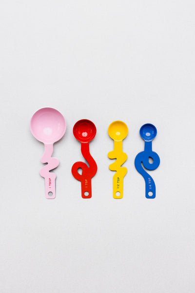 Colorblock Measuring Spoon Set of 4