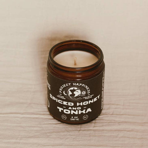 Spiced Honey + Tonka - 8 oz Candle