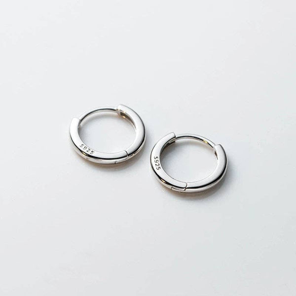 Minimalist Huggie Hoop Earrings
