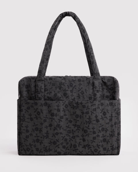 Cloud Carry-On - Charcoal Ditsy Floral