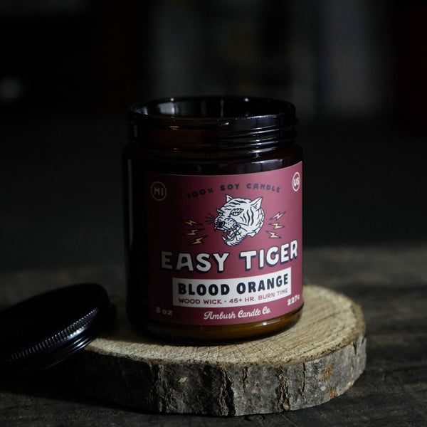 Easy Tiger - Blood Orange 8oz Soy Candle