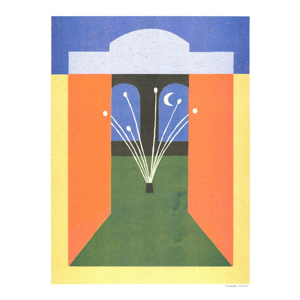 Alhambra Risograph Print