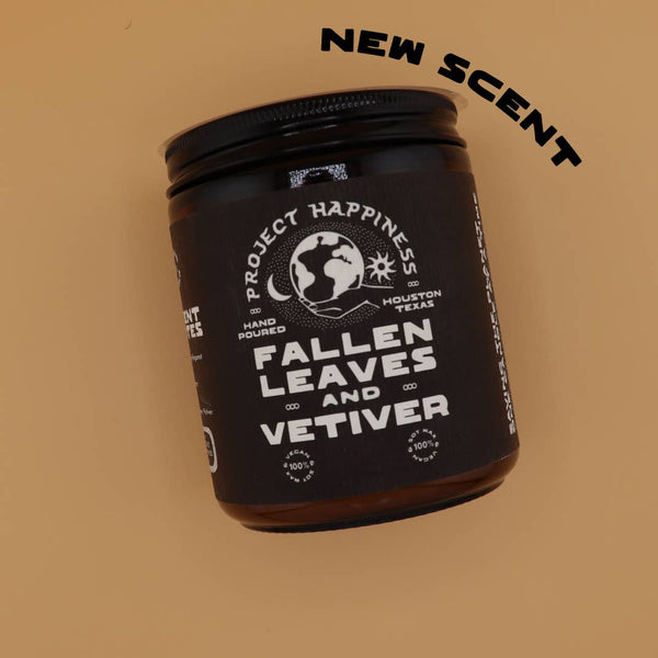 Fallen Leaves and Vetiver - 8 oz. Candle