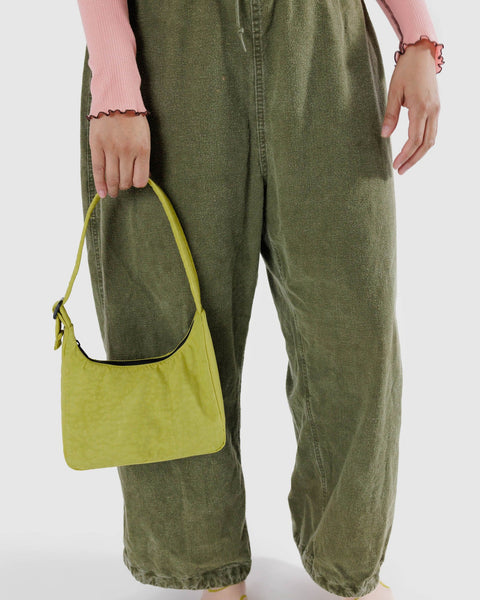 Mini Nylon Shoulder Bag - Lemongrass