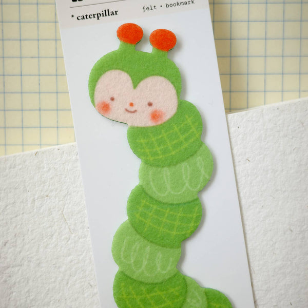 Caterpillar • Felt Bookmark