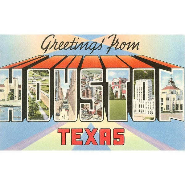 Houston, TX Postcard